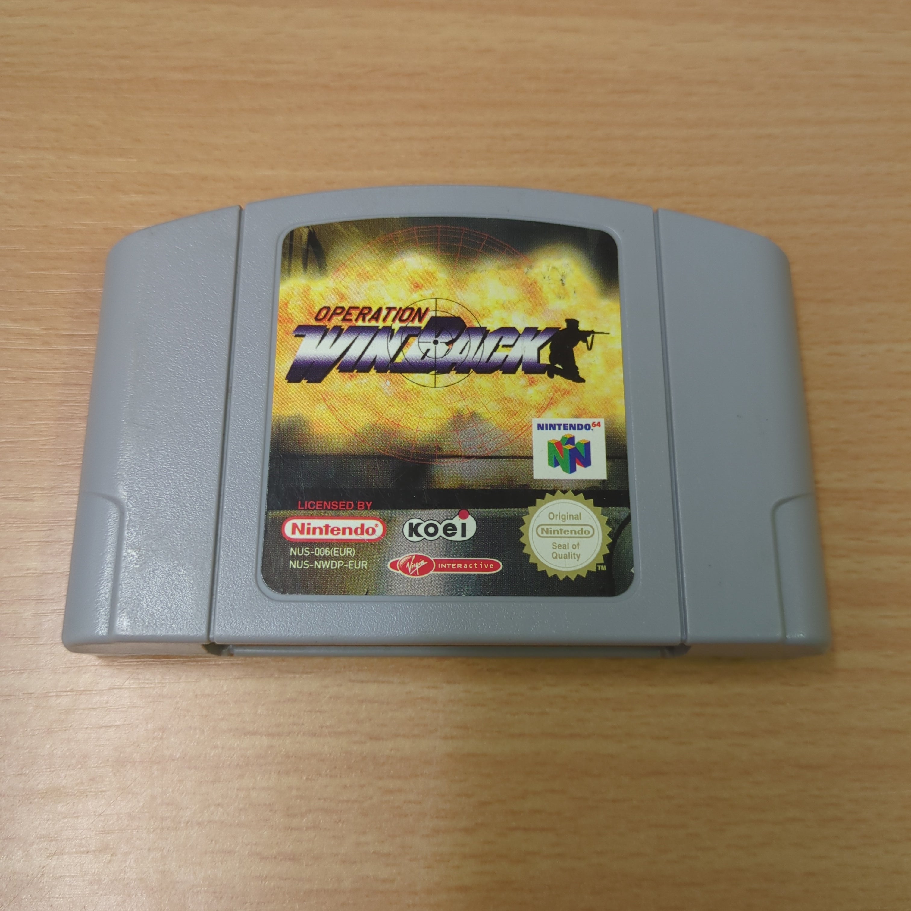 Operation Winback Nintendo N64 game Cart Only Operation Winback Nintendo N64 game Cart Only